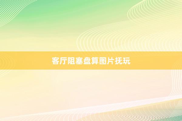 客厅阻塞盘算图片抚玩